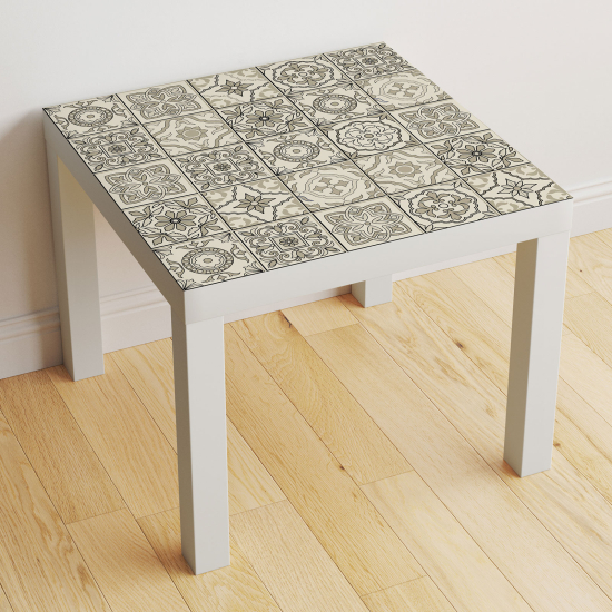 Table Sticker - Cement Tile Pattern