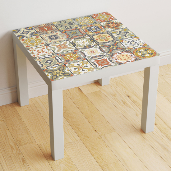 Table Sticker - Cement Tile Pattern