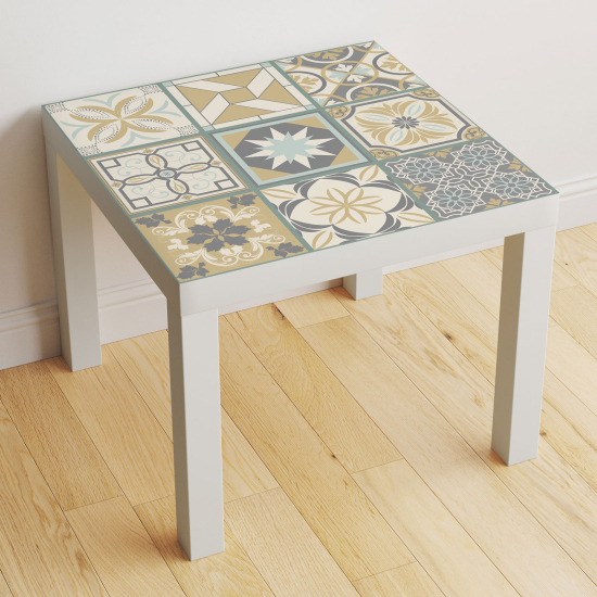 Table Sticker - Cement Tile Pattern