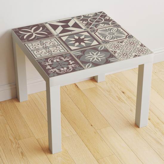 Table Sticker - Cement Tile Pattern