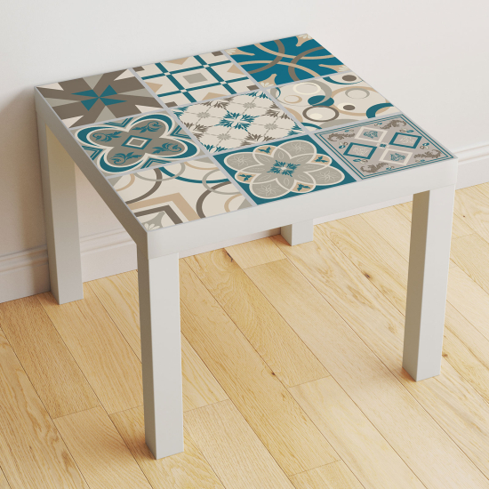 Table Sticker - Cement Tile Pattern