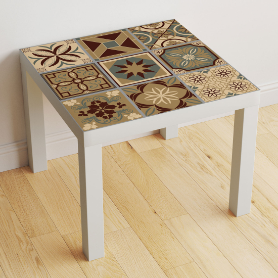 Table Sticker - Cement Tile Pattern