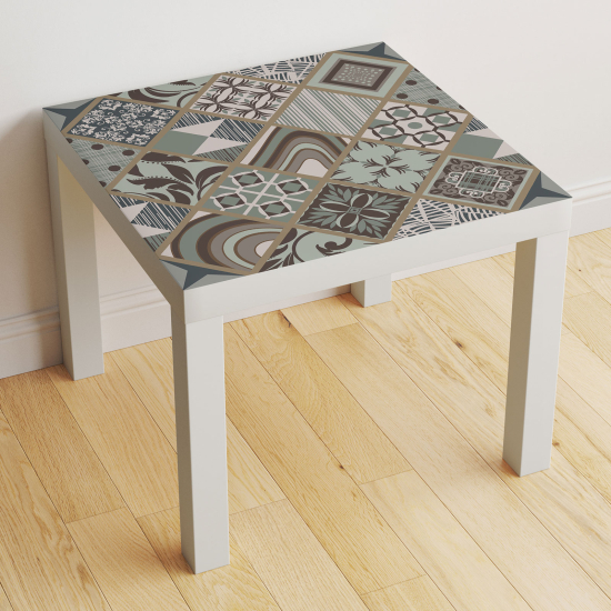 Table Sticker - Cement Tile Pattern