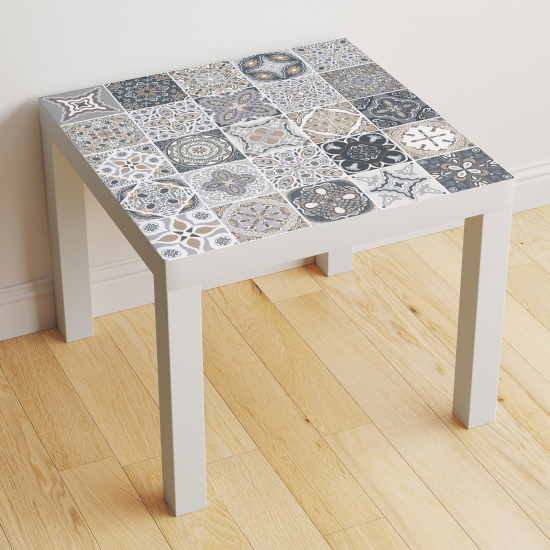 Table Sticker - Cement Tile Pattern