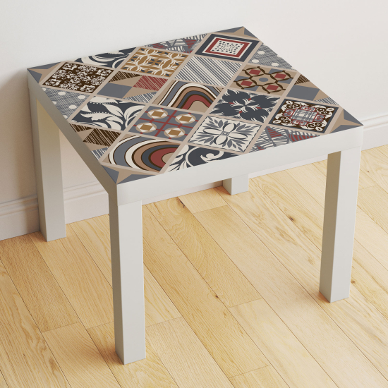 Table Sticker - Cement Tile Pattern