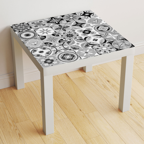 Table Sticker - Cement Tile Pattern