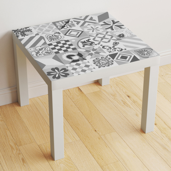 Table Sticker - Cement Tile Pattern