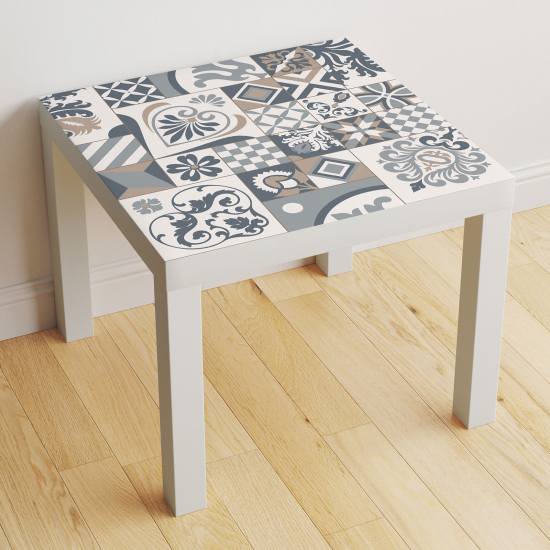 Table Sticker - Cement Tile Pattern