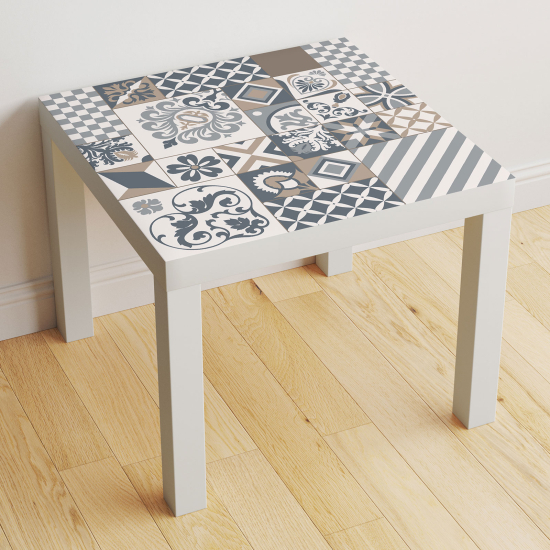 Table Sticker - Cement Tile Pattern