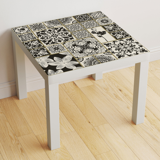 Table Sticker - Cement Tile Pattern