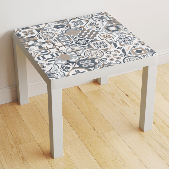 Table Sticker - Cement Tile Pattern