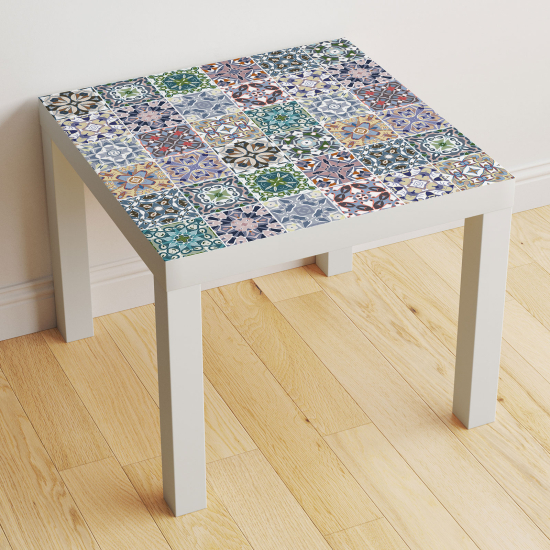 Table Sticker - Cement Tile Pattern