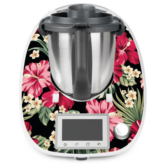 Thermomix Sticker - Decal - TM5 - Tropical flowers