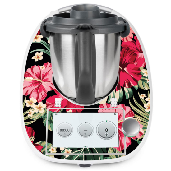 Thermomix Sticker - Decal - TM6 - Tropical flowers