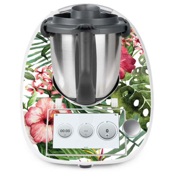 Thermomix Sticker - Decal - TM6 - Tropical flowers