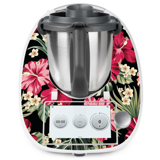 Thermomix Sticker - Decal - TM6 - Tropical flowers