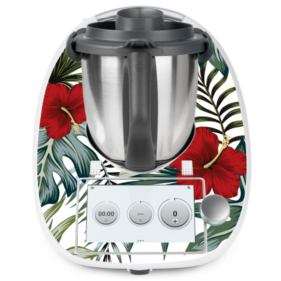 Thermomix Sticker - Decal - TM6 - Tropical flowers