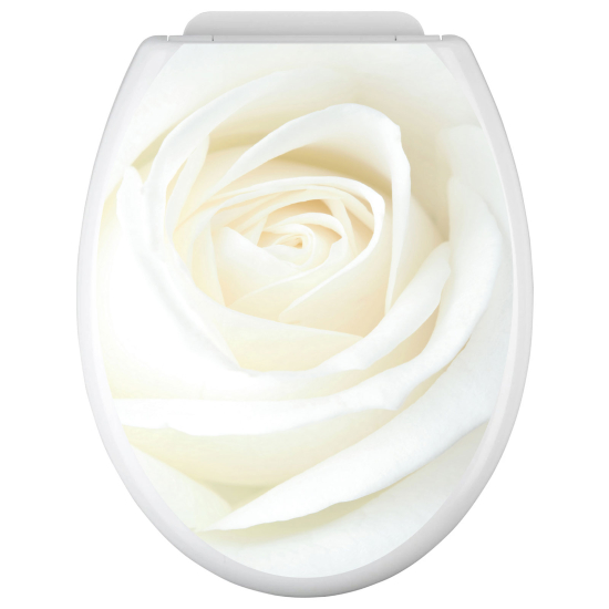 Toilet seat sticker - Rose