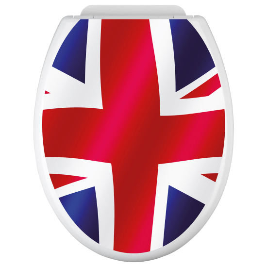 Toilet seat sticker - UK Flag