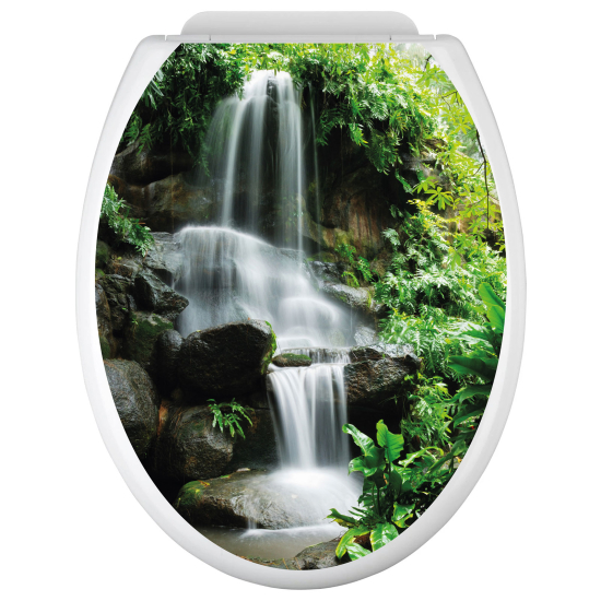 Toilet seat sticker - Waterfall s