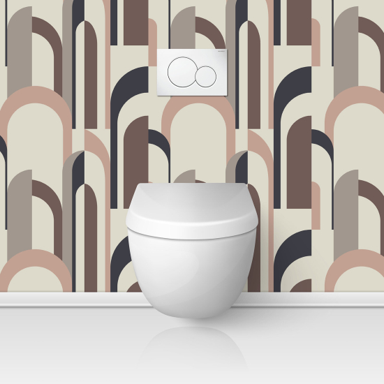 Toilets Self Adhesive - Arches Design