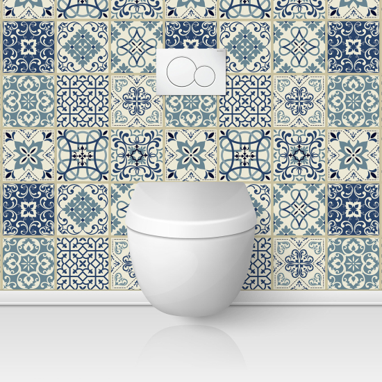 Toilets Self Adhesive - Cement tile effect