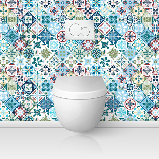 Toilets Self Adhesive - Cement tile effect