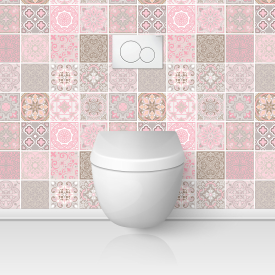 Toilets Self Adhesive - Cement tile effect