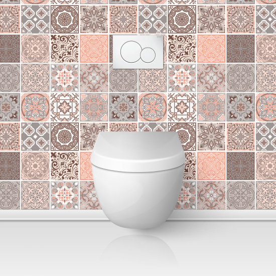 Toilets Self Adhesive - Cement tile effect