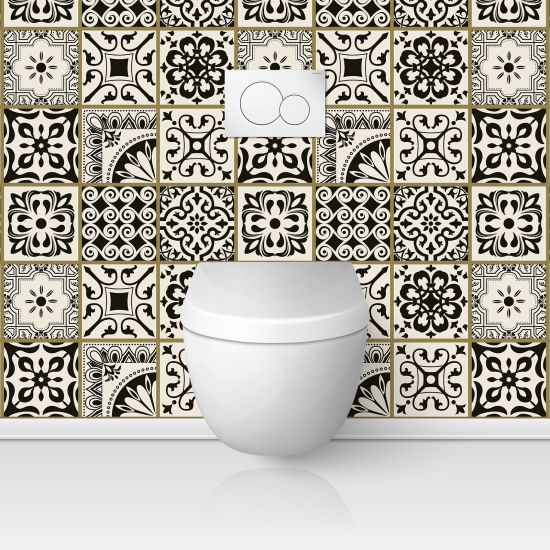 Toilets Self Adhesive - Cement tile effect