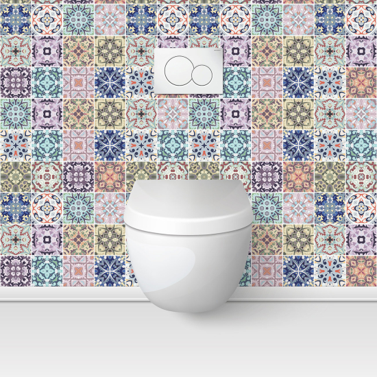 Toilets Self Adhesive - Cement tile effect