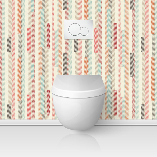 Toilets Self Adhesive - Design