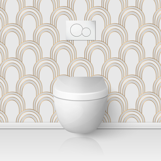 Toilets Self Adhesive - Design