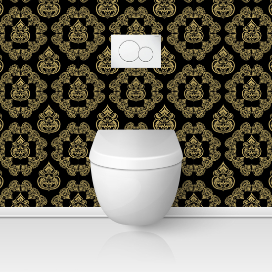 Toilets Self Adhesive - Oriental pattern