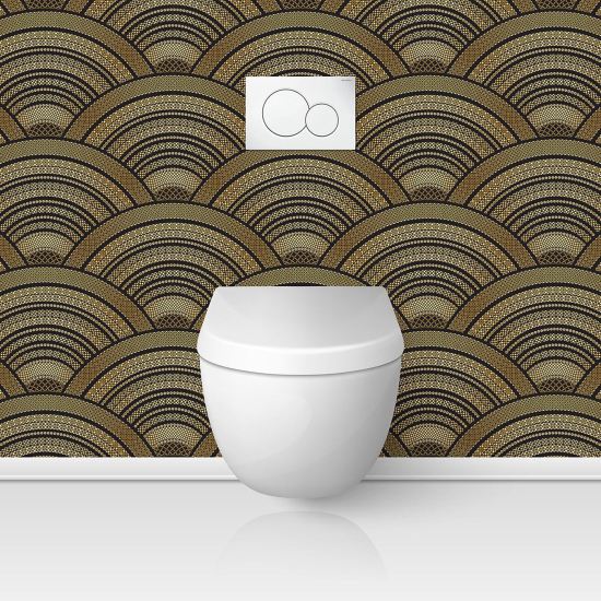 Toilets Self Adhesive - Oriental pattern