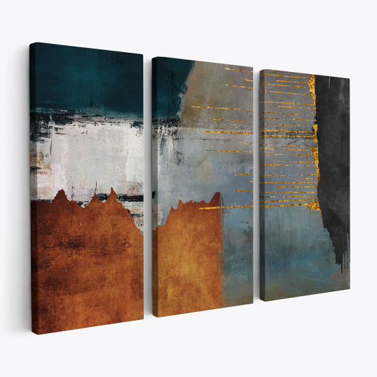 Triptych Canvas Prints - Abstract