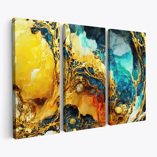 Triptych Canvas Prints - Abstract