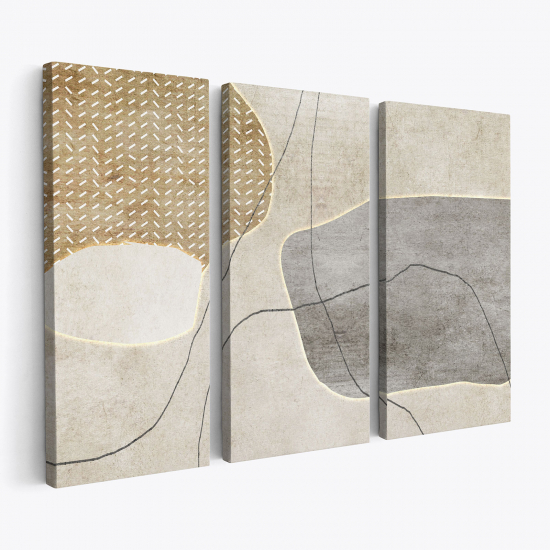 Triptych Canvas Prints - Abstract