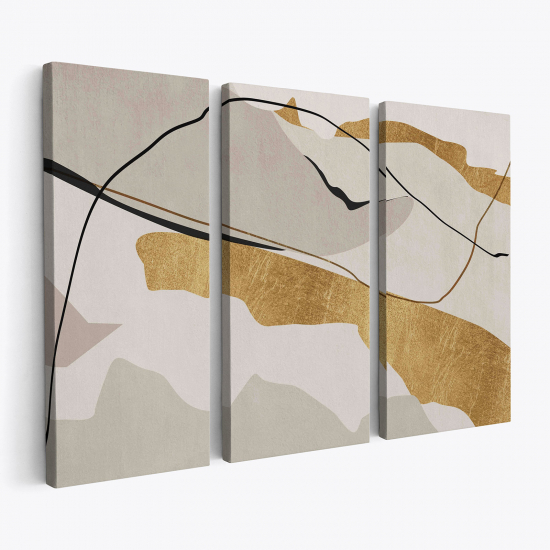 Triptych Canvas Prints - Abstract