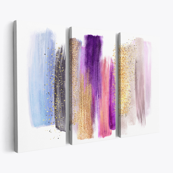 Triptych Canvas Prints - Abstract