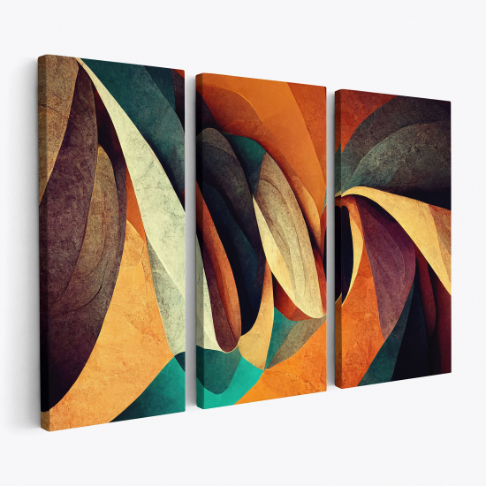 Triptych Canvas Prints - Abstract