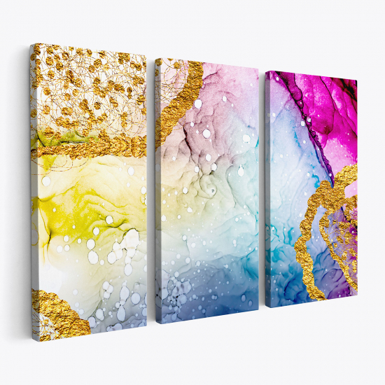 Triptych Canvas Prints - Abstract