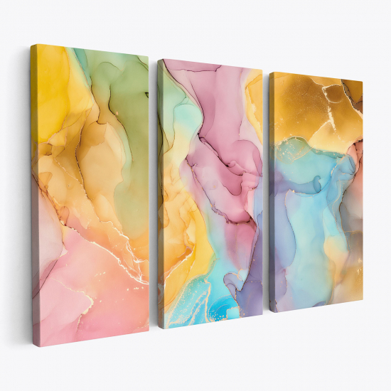 Triptych Canvas Prints - Abstract