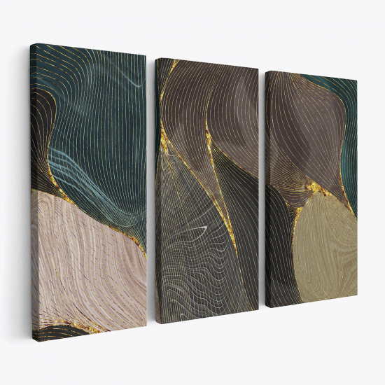 Triptych Canvas Prints - Abstract