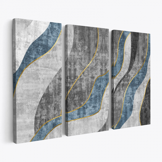 Triptych Canvas Prints - Abstract