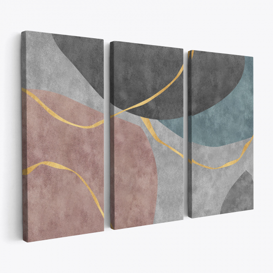 Triptych Canvas Prints - Abstract