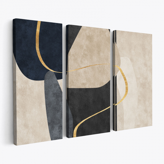 Triptych Canvas Prints - Abstract