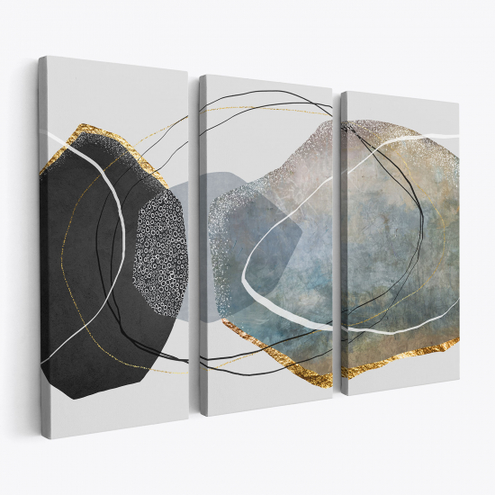 Triptych Canvas Prints - Abstract