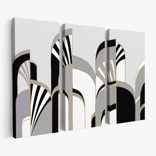 Triptych Canvas Prints - Abstract