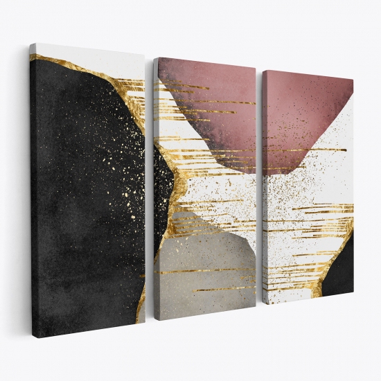 Triptych Canvas Prints - Abstract